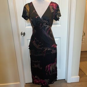 Vintage & Rare Betsey Johnson Horses skirt & top NWT